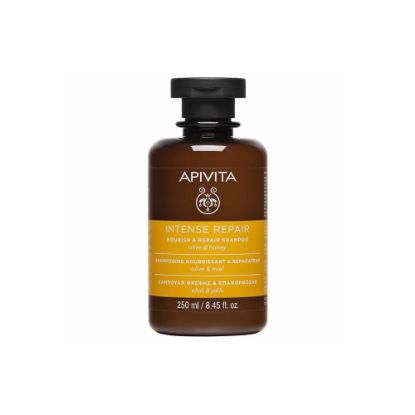 Picture of APIVITA INTENSE REPAIR SHAMPOO 250ML   Apivita Σαμπουάν Θρέψης & Επανόρθωσης Ελιά & Μέλι 250ml