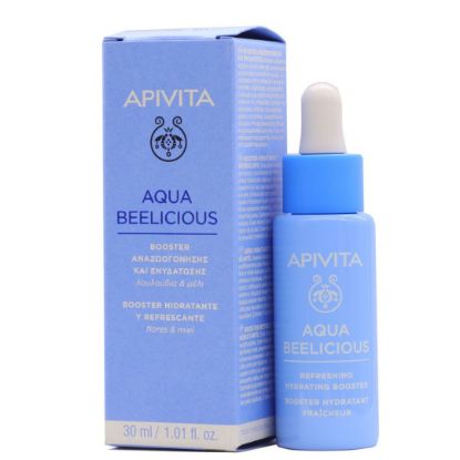 Εικόνα της APIVITA AQUA BEELICIOUS BOOSTER 30ML  Apivita Aqua Beelicious Refreshing Hydrating Booster Αναζωογόνησης & Ενυδάτωσης, 30ml