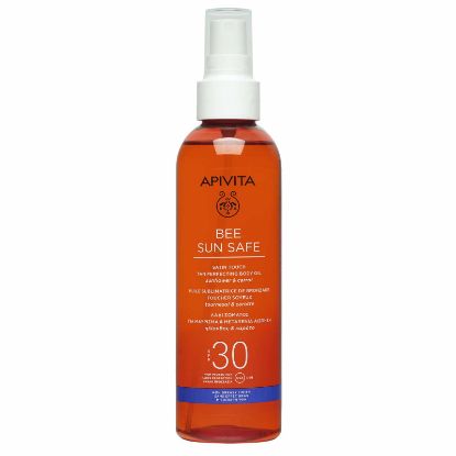 Εικόνα της APIVITA BEE SUN SAFE BODY OIL  SPF30 200ML- Λάδι Σώματος για Μαύρισμα & Μεταξένια Αίσθηση, 200ml