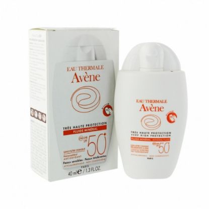 Picture of Avene Fluide Mineral SPF50+ Αντηλιακό Προσώπου για το Ευαίσθητο, Mη Ανεκτικό Δέρμα, 40ml