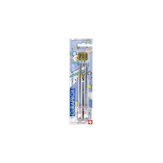 Εικόνα της CURAPROX 5460 DUO HENTO TOTO ULTRA SOFT    Curaprox CS 5460 Duo Hento Toto Edition Ultra Soft Οδοντόβουρτσα Πολύ Μαλακή Special Edition, 2τεμ