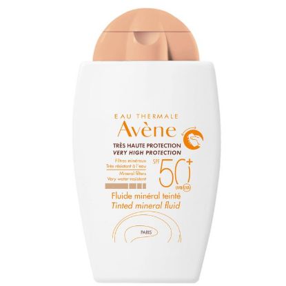 Picture of Avene Fluide Mineral Teinte SPF50+ Αντιηλιακή Κρέμα Προσώπου με Χρώμα για το μη Ανεκτικό & Ευαισθητο Δέρμα στα Χημικά Φίλτρα & τα Αρώματα, 40ml