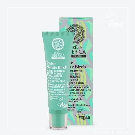 Εικόνα της NATURA SIBERICA BEREZA POLAR WHITE BIRCH ANTI-BLEMISH CORRECTING FACE SERUM ΟΡΟΣ ΠΡΟΣΩΠΟΥ ΚΑΤΑ ΤΩΝ ΕΡΕΘΙΣΜΩΝ 30ML