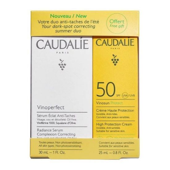 Εικόνα της CAUDALIE VINOPERFECT SERUM & SUNCARE SPF50 SET ΙΣΧΥΡΟΣ ΟΡΟΣ ΚΑΤΑ ΤΩΝ ΠΑΝΑΔΩΝ 30ML& ΔΩΡΟ ΑΝΤΙΗΛ.ΚΡΕΜΑ SPF50