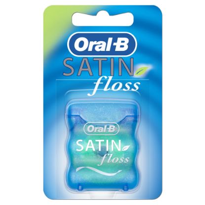 Εικόνα της ORAL B SATIN FLOSS 25M  Oral B Satin Floss 25m Mint Μεσοδόντιο οδοντικό νήμα με γεύση μέντας 1τμχ