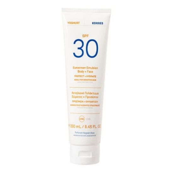 Εικόνα της KORRES YOGURT SPF30 EMULSION  FACE +BODY 250ML