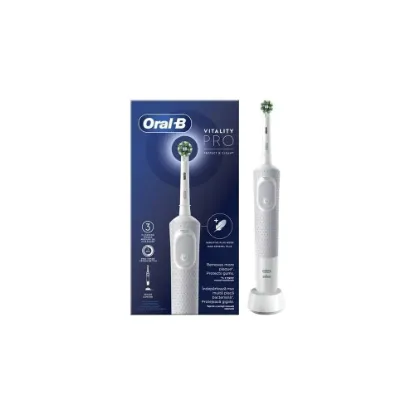 Picture of ORAL B VITALITY PRO ΗΛΕΚΤΡΙΚΗ ΒΟΥΡΤΣΑ   Oral-B Vitality Pro White Ηλεκτρική Οδοντόβουρτσα Λευκό Χρώμα, 1τεμ