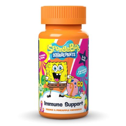 Picture of NICKELODEON SPONGEBOB BITAMINEΣ ΓΙΑ ΑΝΟΣΟΠΟΙΗΤΙΚΟ 60 CHEWABLE
