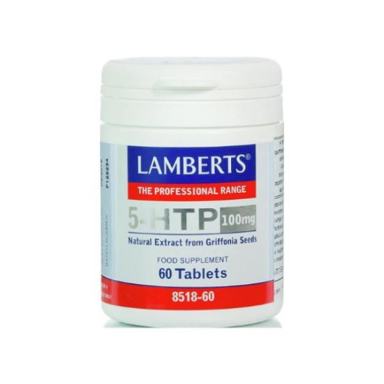 Εικόνα της LAMBERTS 5-HTP 100MG ΡΥΘΜΙΣΤΗΣ ΤΗΣ ΣΕΡΟΤΟΝΙΝΗΣ & ΤΗΣ ΚΑΛΗΣ ΔΙΑΘΕΣΗΣ, 60TABS.