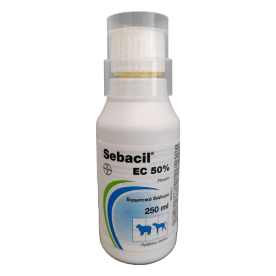 Εικόνα της  BAYER SEBACIL EC 50% 250ML  Sebacil EC Συμπυκνωμένο Διάλυμα PHOXIM 50 % Εξωπαρασιτοκτόνο 250ml