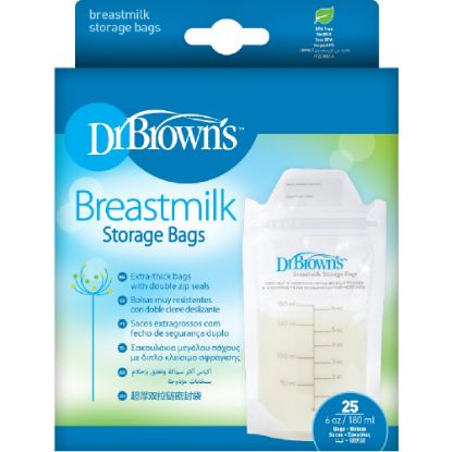 Εικόνα της DR. BROWN'S ΣΑΚΟΥΛΑΚΙΑ ΦΥΛΑΞΗΣ ΜΗΤΡΙΚΟΥ ΓΑΛΑΚΤΟΣ (25 ΤΕΜ)