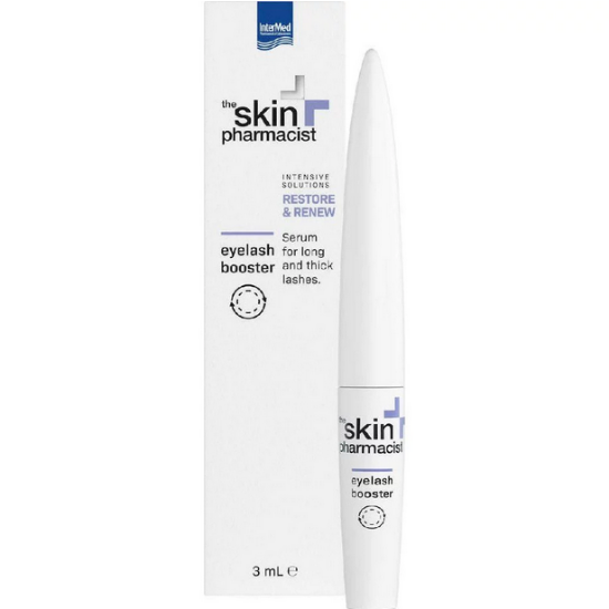 Εικόνα της INTERMED SKIN PHARMACIST RESTORE & RENEW  EYELASH BOOSTER 3ML      The Skin Pharmacist Restore & Renew Eyelash Booster Serum για Μακριές & Πυκνές Βλεφαρίδες, 3ml