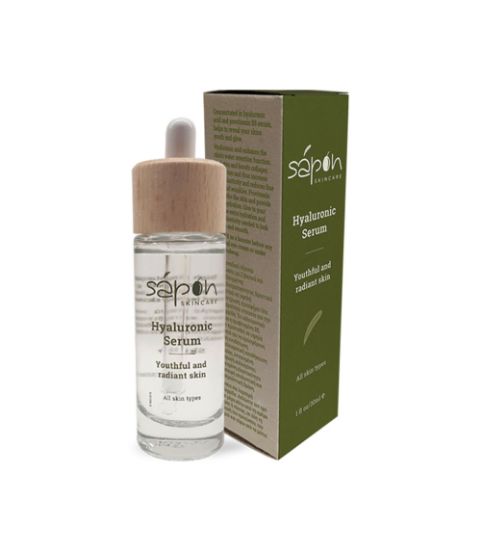 Εικόνα της SAPON SKIN CARE HYALURONIC SERUM. ΥΑΛΟΥΡΟΝΙΚΟΣ ΟΡΟΣ ΠΡΟΣΩΠΟΥ, 30ML.