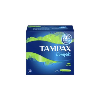 Εικόνα της TAMPAX COMPAK SUPER 16T  Tampax Compak Super για Αυξημένη Ροή 16τμχ