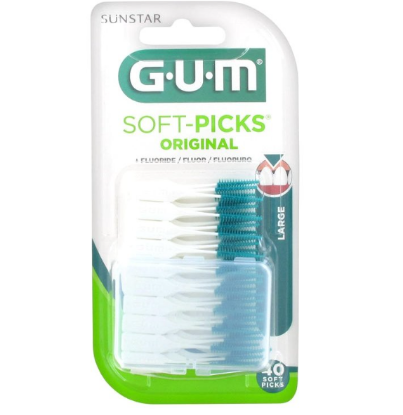 Picture of GUM SOFT PICKS LARGE (634), ΟΔΟΝΤΙΑΤΡΙΚΕΣ ΟΔΟΝΤΟΓΛΥΦΙΔΕΣ 40 ΤΕΜΑΧΙΑ.