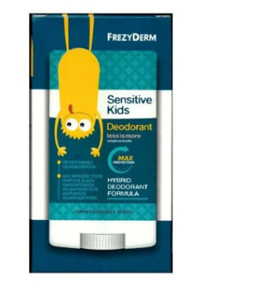 Εικόνα της FREZYDERM KIDS SENSITIVE DEODORANT MAX PROTECTION ΠΑΙΔΙΚΟ ΑΠΟΣΜΗΤΙΚΟ ΣΤΙΚ 40ML