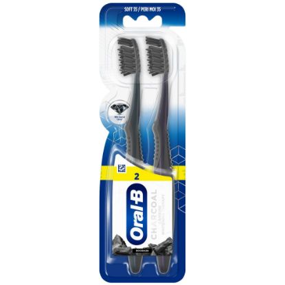 Picture of ORAL-B CHARCOAL WHITENING THERAPY SOFT 35 ΟΔΟΝΤΟΒΟΥΡΤΣΑ ΓΙΑ ΛΕΥΚΑΝΣΗ, 2 ΤΕΜΑΧΙΑ.