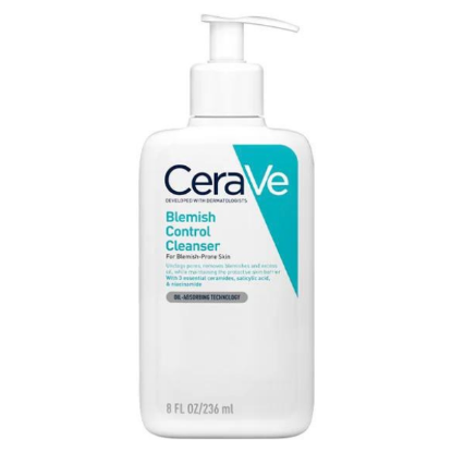 Εικόνα της CERAVE BLEMISH CONTROL CLEANSER 236ML  CeraVe Blemish Control Face Cleanser Τζελ Καθαρισμού Προσώπου για Επιδερμίδες με Ατέλειες, 236ml