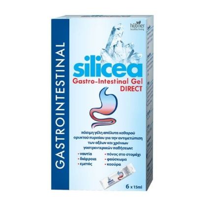 Εικόνα της SILICEA GASTRO-INTESTINAL GEL DIRECT 6X15ML   Silicea Gastro-Intestinal Gel Direct για Άμεση Αντιμετώπιση Οξέων & Χρόνιων Γαστρεντερικών Παθήσεων, 6 x 15ml