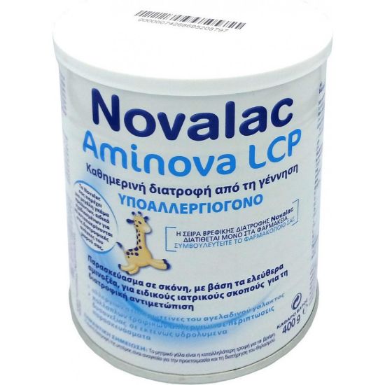 Εικόνα της NOVALAC AMINOVA LCP ΥΠΟΑΛΛΕΡΓΙΟΓΟΝΟ ΒΡΕΦΙΚΟ ΓΑΛΑ ΣΕ ΣΚΟΝΗ ΓΙΑ ΒΡΕΦΗ ΑΠΟ ΤΗ ΓΕΝΝΗΣΗ, 400G