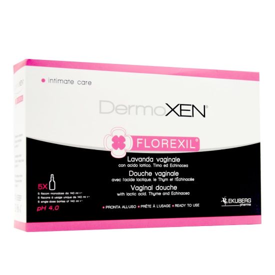 Εικόνα της DERMOXEN - FLOREXIL PH 4.0, 5X140ML, ΕΝΔΟΚΟΛΠΙΚΟ ΚΑΘΑΡΙΣΤΙΚΟ.