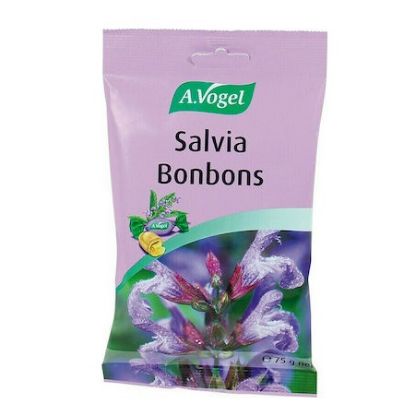 Εικόνα της A.VOGEL SALVIA BONBONS 75G  A.Vogel Salvia Bonbons (75g) - Καραμέλες για τον Λαιμό με Φασκόμηλο