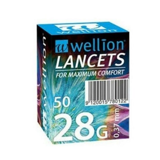 Picture of WELLION LANCETS 28G 0,37MM 50TEM