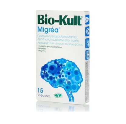 Εικόνα της   PROTEXIN BIO-KULT MIGREA 15 CAPS      Bio-Kult Migrea Προβιοτική Φόρμουλα που Συμβάλλει στην Ομαλή Λειτουργία των Νεύρων του Εγκεφάλου, 15caps
