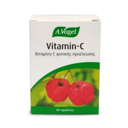 Εικόνα της A VOGEL VITAMIN-C 40TBS  A.Vogel Vitamin-C Natural 40 μασώμενα δισκία