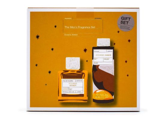 Εικόνα της KORRES THE MEN'S FRAGRANCE SET OCEANIC AMBER EAU DE TOILETTE 50ML + SHOWER GEL 250ML