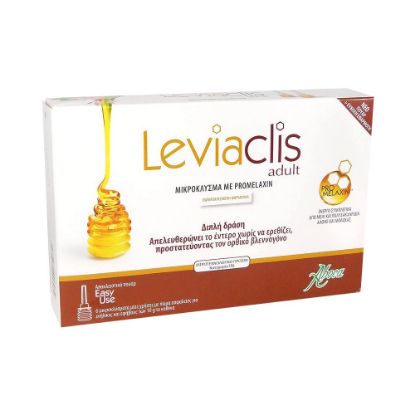 Εικόνα της  ABOCA LEVIACLIS ADULT MICRO-ENEMA 6X10G    Aboca Leviaclis Adult , 6 Μικροκλύσματα με μέλι για Ενήλικες και Παιδιά από 12 ετών και άνω
