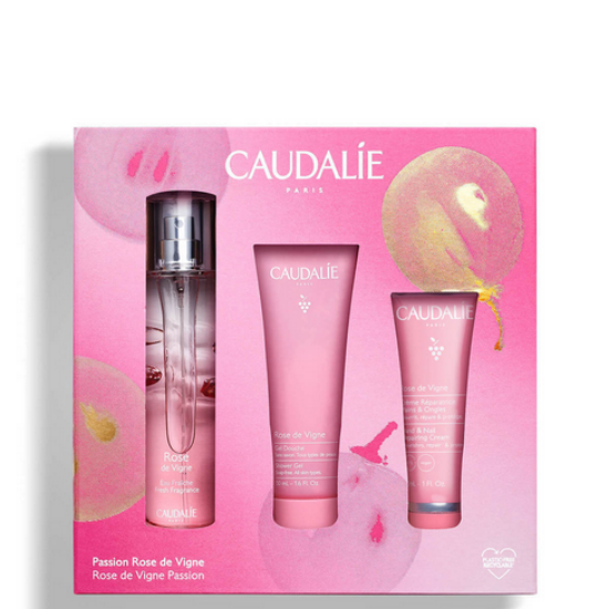 Picture of CAUDALIE ROSE DE VIGNE EAU FRAICHE 50ML+GEL DOUCHE 50ML+HAND CREME 30ML