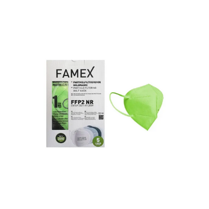 Picture of FAMEX ΜΑΣΚΕΣ ΕΝΗΛΙΚΩΝ FFP2 ΛΑΧΑΝΙ 10ΤΕΜ