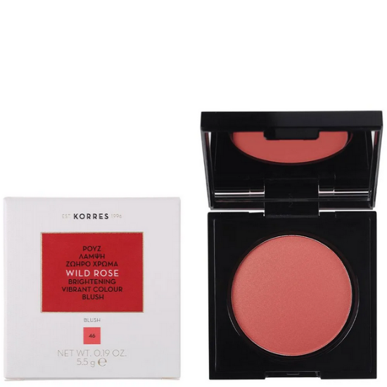 Εικόνα της KORRES WILD ROSE BRIGHTENINGKORRES WILD ROSE BRIGHTENING VIBRANT COLOUR BLUSH BRIGHT CORAL N.46 5.5GR