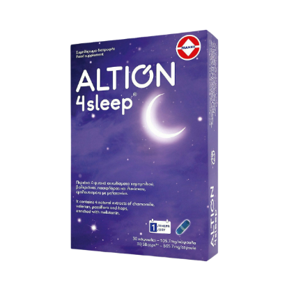 Εικόνα της ALTION 4SLEEP 30CAPS - Συμβάλλει στην Βελτίωση της Ποιότητας του Ύπνου - Αϋπνία, 30caps
