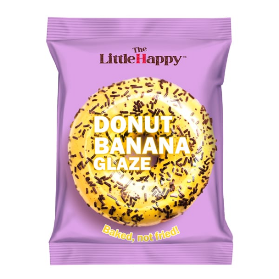 Picture of THE LITTLE HAPPY DONUT BANANA GRAZE 1TEM 50GR