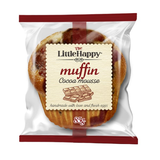 Picture of THE LITTLE HAPPY MUFFIN COCOA MOUSSE 1TEM 85GR