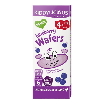 Picture of KIDDYLICIOUS WAFERS 6m+ BLUEBERRY 4TEM x 4GR