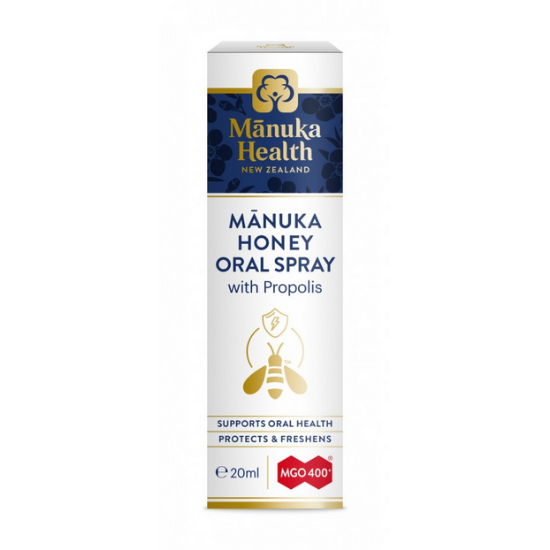 Εικόνα της Health Manuka Honey & Propolis Oral Spray Σπρέι Λαιμού με Μέλι Μανούκα & Πρόπολη, 20ml