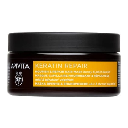 Εικόνα της APIVITA KERATIN REPAIR MASK 200ML  Apivita Keratin Repair Μάσκα Μαλλιών με Μέλι και Φυτική Κερατίνη για Επανόρθωση 200ml