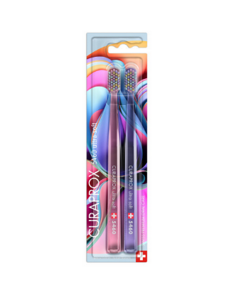 Picture of CURAPROX 5460 ULTRA SOFT DUO COLORFUL CURLS EDITION