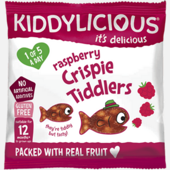 Εικόνα της KIDDYLICIOUS CRISPIE TIDDLERS 12m+ RASBERRY ΨΑΡΑΚΙΑ ΒΑΤΟΜΟΥΡΟ 12GR