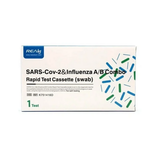 Εικόνα της REALYTECH RAPID TEST SARS-COV-2 & INFLUENZA A/B COMBO 1TEST