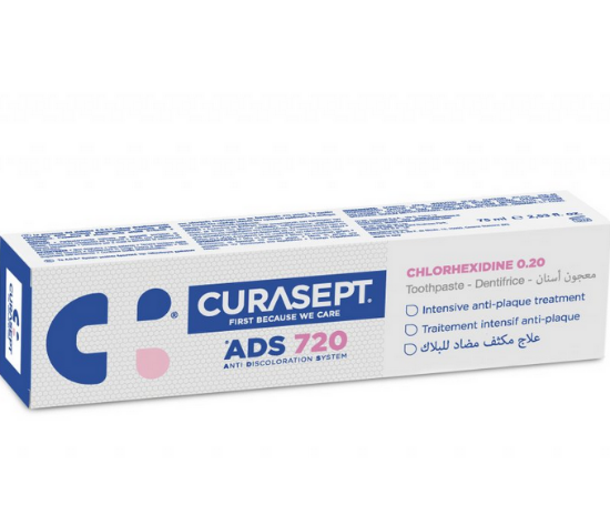 Εικόνα της CURASEPT ADS DNA 720 CHLORHEX. 0.20% TOOTHPASTE 75ML