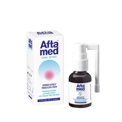 Εικόνα της AFTAMED ORAL SPRAY 20ML - Σπρέι για την Ανακούφιση από Στοματικά Έλκη & Άφθες 20ml