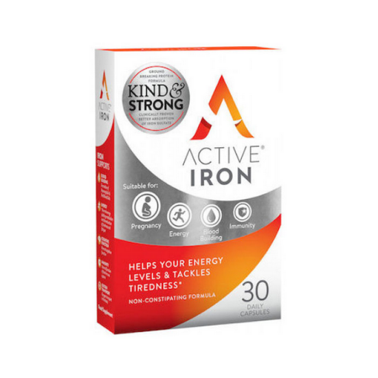 Εικόνα της ACTIVE IRON 25MG 30CAPS - Συμπλήρωμα Διατροφής Με Ενεργό Σίδηρο 30 Κάψουλες