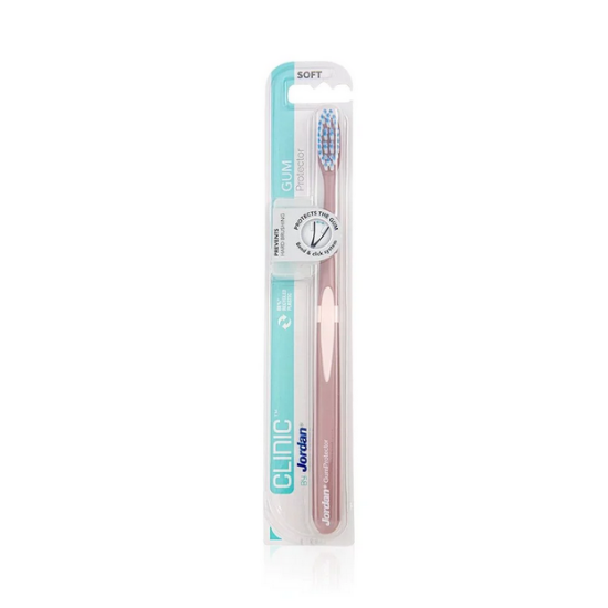 Εικόνα της JORDAN CLINIC GUM PROTECTOR SOFT TOOTHBRUSH, ΟΔΟΝΤΟΒΟΥΡΤΣΑ ΜΑΛΑΚΗ, 1ΤΜΧ