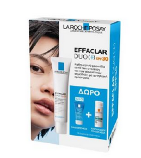 Εικόνα της LA ROCHE POSAY EFFACLAR DUO(+) SPF30 ΕΠΑΝΟΡΘΩΤΙΚΗ ΦΡΟΝΤΙΔΑ ΚΑΤΑ ΤΩΝ ΑΤΕΛΕΙΩΝ ΜΕ ΑΝΤΗΛΙΑΚΗ ΠΡΟΣΤΑΣΙΑ ΜΕ ΔΩΡΟ EFFACLAR GEL 50ML & ANTHELIOS OIL CORRECT SPF50+ 3ML
