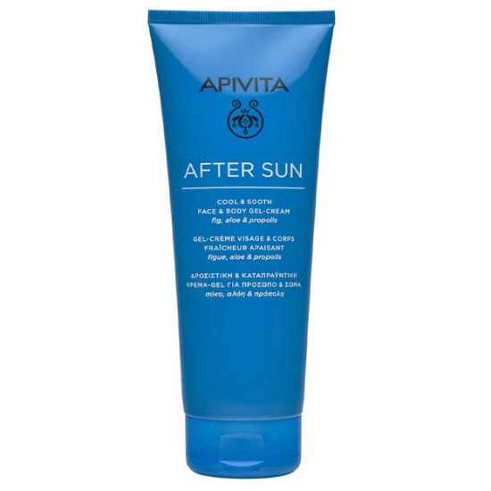 Εικόνα της APIVITA AFTER SUN ΔΡΟΣΙΣΤΙΚΗ ΚΑΙ ΚΑΤΑΠΡΑΥΝΤΙΚΗ ΚΡΕΜΑ GEL ΓΙΑ ΠΡΟΣΩΠΟ ΚΑΙ ΣΩΜΑ 200ML