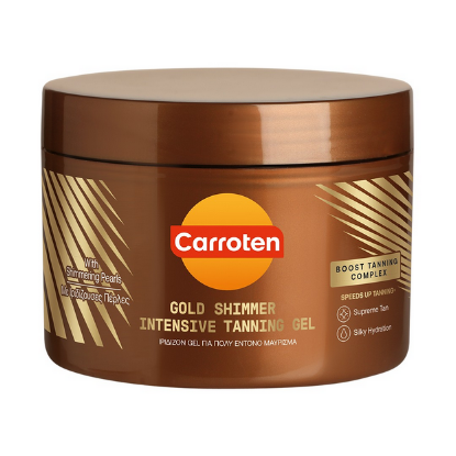 Εικόνα της CARROTEN GOLD SHIMMER INTENSIVE TANNING GEL, ΙΡΙΔΙΖΟΝ ΤΖΕΛ ΓΙΑ ΠΟΛΥ ΕΝΤΟΝΟ ΜΑΥΡΙΣΜΑ, 150ML